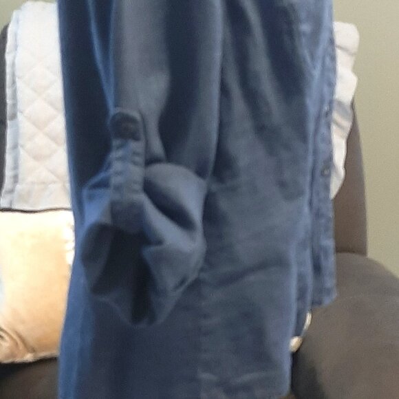 Tommy Hilfiger 100% Linen Denim Button Down Shirt - Picture 6 of 8